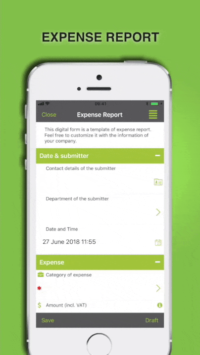 Expense report demo