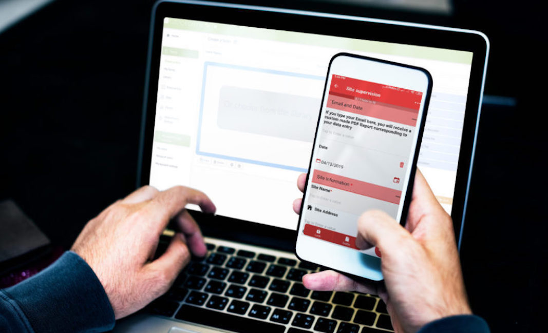 mobile form builder to collect field data