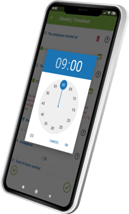 timesheet app with kizeo forms